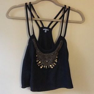 Beaded Crop Top Charlotte Russe | Medium
